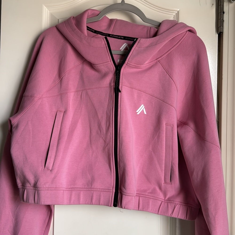 ALPHALETE ELMTS Set - Crop Zip Jacket + Relaxed Jacket - Confetti 3XL